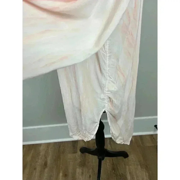 Pilcro Anthropologie Noemie Pink Tie Dye Button Up Shirt Flowy Lightweight L - Picture 3 of 11